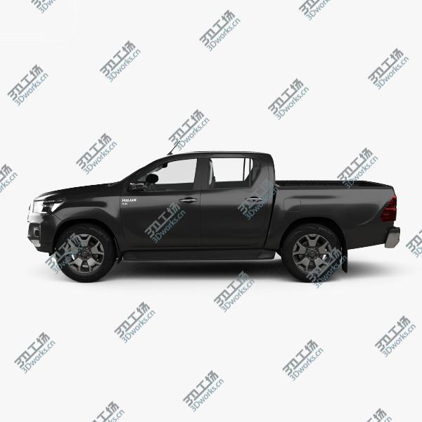 images/goods_img/2021040164/3D Toyota Hilux Double Cab L-edition with HQ interior 2019 model/5.jpg